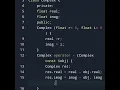 C program subtracts complex numbers in 50 X Speed