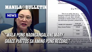 'Mary Grace Piattos has no birth, marriage, death certificates' - PSA official