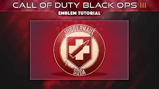 Emblem Black Ops 3 - Juggernog Perk-a-Cola Emblem Tutorial by Sherbertmelon