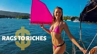 Boat Life Ep.17 RAGS to RICHES! Sailing GBU