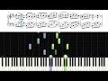 Pachelbel/Galloway - Canon in D - Piano Tutorial with Sheet Music