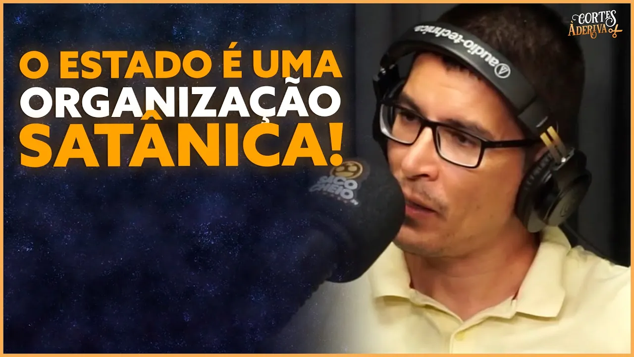CONVIDADO AFIRMA QUE O ESTADO É GERIDO POR SATANISTAS | À Deriva Podcast