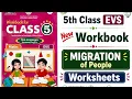 Migration of People 5th Class EVS workbook worksheets