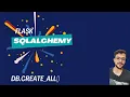 db create - all FLASK-SQLAlchemy Error working outside of application context