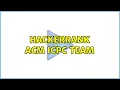 HackerRank ACM ICPC Team