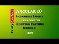 Angular 10 project from scratch Ecommerce App in angular Routing Feature Module in Angular 10
