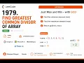 Leetcode 1979 Find Greatest Common Divisor of Array