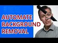 Remove Background from Image with python