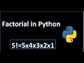 Factorial In Python Steps to find Factorial using Python
