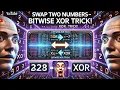 Swap Two Numbers Using Bitwise Operator in C No Third Variable Needed Exercise 16