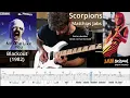 Scorpions No one LIke You Guitar Solo with TAB