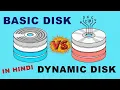 Basic Disk vs Dynamic Disk in Hindi Disk Types Explained with Examples Windows Disk Management