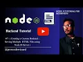 Serving multiple html files using node js server to client backend web development node js