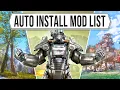 Fallout 4 Mods List Guide AUTO install Guide