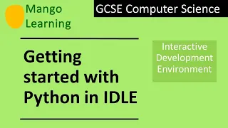 Introduction to Python IDLE