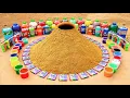 Giant Underground Volcanic Balloons Eruption from Coca-Cola, Mtn Dew, Sprite, Fanta and Mentos