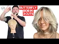 Butterfly Bob Haircut Tutorial Easy DIY Layered Cut