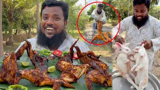 முயல் தந்தூரி செய்யலாம் வாங்க🫨 | Rabbit Tandoori Recipe Cooking in Village