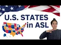 How to Sign All 50 States in ASL American Sign Language for Beginners