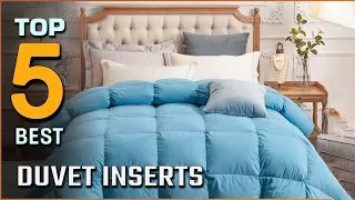 5 Best Duvet Inserts Review for All Sleepers Full Bed 2023 - Cooling Down Comforters