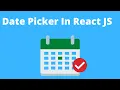 Date Picker in React JS
