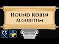 Round Robin Algorithm Visualization Step by Step Python Code Animation