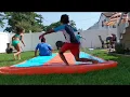 Unboxing review H20 GO Triple Water Slide by Studio Play - kids review