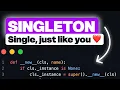 Singleton Design Pattern Advance Python