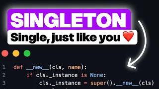 Singleton Design Pattern Advance Python
