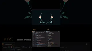 Blooming Flower Animation with Just HTML CSS