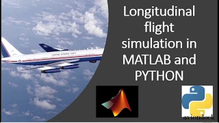 Aircraft simulation using MATLAB and Python