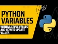 Python Variables - Assigning Multiple Values and How to Update Values