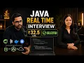 Java Real-Time Interview Debugging AKS Kafka Lag 32 5 LPA Architect Round