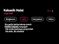 Download Lagu RINGKASAN LIRIK DENGARKAN VIDEO DJ Kekasih halal