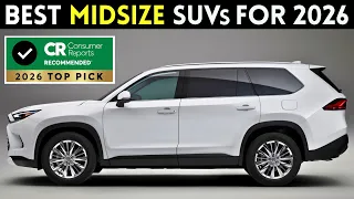 Top 5 Best Midsize SUVs For 2026 Most Reliable and Affordable