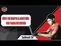 Must do Graph algorithms for FAANG Interview