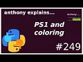 PS1 coloring and fixing weird wrapping beginner - intermediate anthony explains