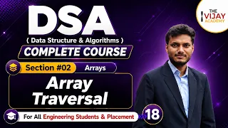 Array Traversal in Python Explained DSA Complete Course Arrays Day 18