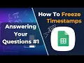 How To Timestamp Cells In Google Sheets Community Questions