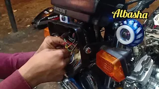 تركيب وتوصيل أرخص وأشد إضاءة أماميه للموتوسيكل بكل سهولة  تركيب وتوصيل أرخص وأشد إضاءة أماميه للموتوسيكل بكل سهولة