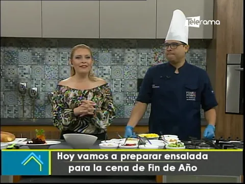 Hoy vamos a preparar ensalada para la cena de Fin de Año