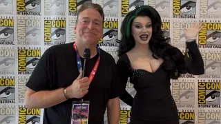 SCCC 2026 - Gwengoolie Sarah Palmer talks MeTV s SVENGOOLIE makeup and movies