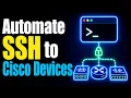 AUTOMATE SSH CONNECTIONS to CISCO DEVICES with PYTHON For Network Engineers