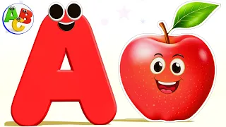 ABC Song for Kids | A is For Apple | Nursery Rhymes Video For Kids | ABC For Babies Learning Video