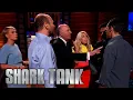 Shark Tank US Sharks Rush Into The Hallway To Try And Secure A Deal With Knife Aid