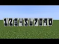 MINECRAFT - HOW TO WRITE NUMBERS ON BANNER