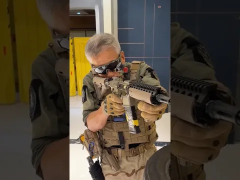 Retired Soldier Grandpa Plays Airsoft Game