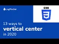 13 ways to vertical center in 2020