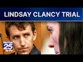 Lindsay Clancy murder trial Patrick Clancy to resume testimony jury to hear 911 call today