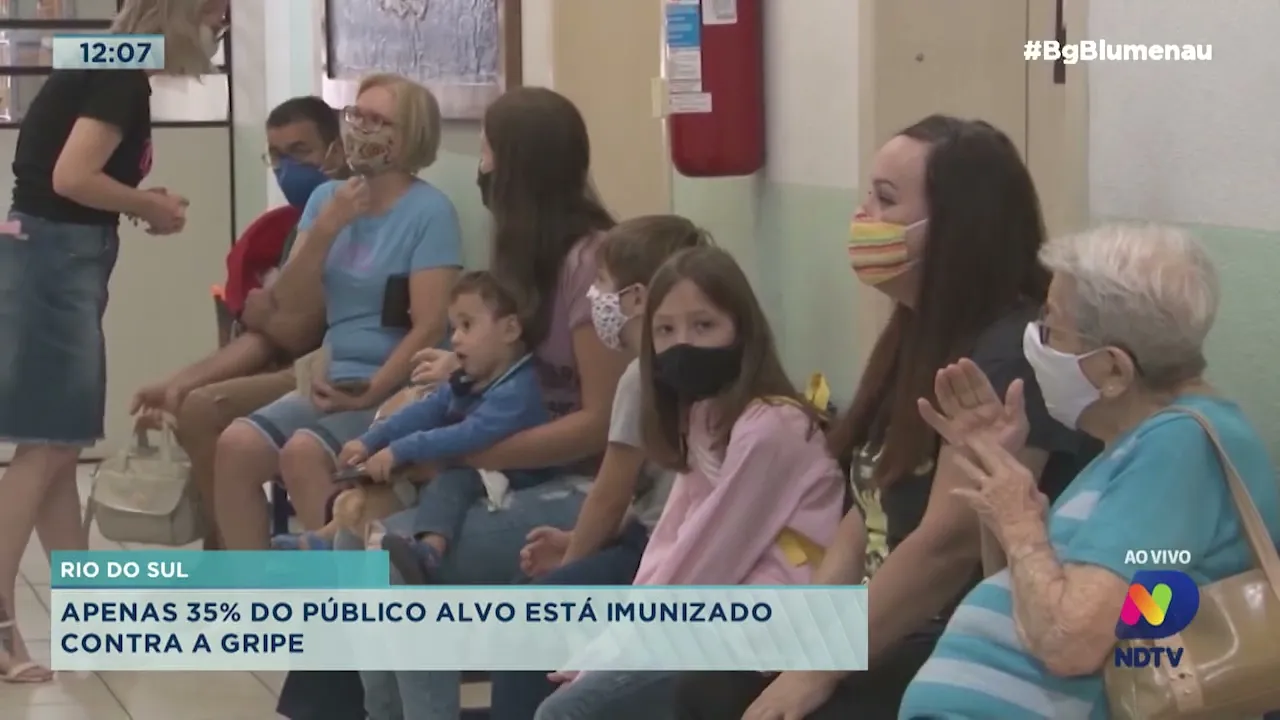 Apenas 35% do público alvo está imunizado contra a gripe em Rio do Sul